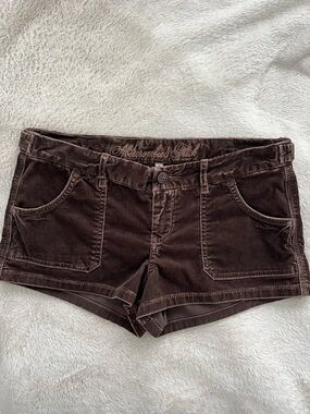 Y2K Vintage Abercrombie & Fitch Corduroy Micro Low Rise Women's Shorts